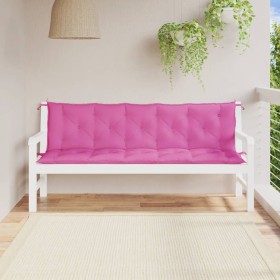 Gartenbank Kissen 2 Stück rosa Oxford Stoff von vidaXL, Kissen für Stühle und Sofas - Ref: Foro24-361733, Preis: 61,99 €, Rab...