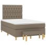 Cama box spring con colchón tela gris taupe 120x200 cm de vidaXL, Camas y somieres - Ref: Foro24-3137385, Precio: 500,23 €, D...