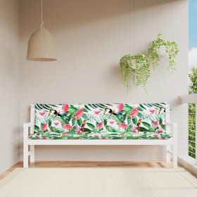 Garden bench cushions 2 pcs multicolor fabric 200x50x7 cm by vidaXL, Cushions for chairs and sofas - Ref: Foro24-361749, Pric...