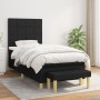 Cama box spring con colchón tela negro 90x190 cm de vidaXL, Camas y somieres - Ref: Foro24-3137119, Precio: 370,01 €, Descuen...