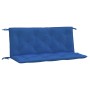 Cojines de banco de jardín 2 uds tela Oxford azul 120x50x7 cm de vidaXL, Cojines para sillas y sofás - Ref: Foro24-315014, Pr...