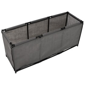 Graue Stoff-Aufbewahrungsbox 105x34,5x45 cm von vidaXL, Aufbewahrungskisten - Ref: Foro24-343149, Preis: 17,92 €, Rabatt: %