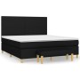 Cama box spring con colchón tela negro 180x200 cm de vidaXL, Camas y somieres - Ref: Foro24-3137015, Precio: 641,68 €, Descue...