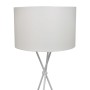 Lámpara de pie con pantalla y soporte blanco de vidaXL, Lámparas - Ref: Foro24-240902, Precio: 68,47 €, Descuento: %