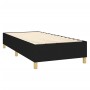 Box spring bed with black fabric mattress 100x200 cm by vidaXL, Beds and slatted bases - Ref: Foro24-3136975, Price: 384,86 €...