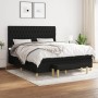 Box spring bed with black fabric mattress 180x200 cm by vidaXL, Beds and slatted bases - Ref: Foro24-3137415, Price: 688,39 €...