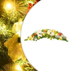 Weihnachtsbogen mit grünen LED-Lichtern 90 cm PVC von vidaXL, Weihnachtsbeleuchtung - Ref: Foro24-320979, Preis: 35,99 €, Rab...