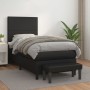 Cama box spring con colchón cuero sintético negro 80x200 cm de vidaXL, Camas y somieres - Ref: Foro24-3137509, Precio: 381,97...