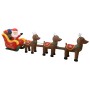 Adorno inflable de Navidad Papá Noel y renos LED 490 cm de vidaXL, Luces de Navidad - Ref: Foro24-288849, Precio: 109,82 €, D...