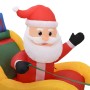 Inflatable Christmas decoration Santa Claus and reindeer LED 490 cm by vidaXL, Christmas lights - Ref: Foro24-288849, Price: ...