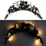 Arco de Navidad con luces LED negro 90 cm PVC de vidaXL, Luces de Navidad - Ref: Foro24-320981, Precio: 30,43 €, Descuento: %