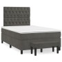 Cama box spring con colchón terciopelo gris oscuro 120x200 cm de vidaXL, Camas y somieres - Ref: Foro24-3138014, Precio: 443,...