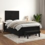 Box spring bed with black velvet mattress 120x200 cm by vidaXL, Beds and slatted bases - Ref: Foro24-3137715, Price: 441,99 €...