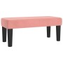 Cama box spring con colchón terciopelo rosa 120x200 cm de vidaXL, Camas y somieres - Ref: Foro24-3137958, Precio: 478,99 €, D...