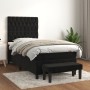 Cama box spring con colchón terciopelo negro 80x200 cm de vidaXL, Camas y somieres - Ref: Foro24-3137991, Precio: 355,18 €, D...