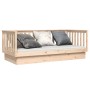 Solid pine wood sofa bed 100x200 cm by vidaXL, Beds and slatted bases - Ref: Foro24-821569, Price: 148,71 €, Discount: %