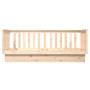 Solid pine wood sofa bed 75x190 cm by vidaXL, Beds and slatted bases - Ref: Foro24-821574, Price: 131,99 €, Discount: %