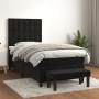 Cama box spring con colchón terciopelo negro 90x200 cm de vidaXL, Camas y somieres - Ref: Foro24-3138063, Precio: 373,27 €, D...