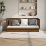 Sofá cama de madera maciza de pino marrón miel 75x190 cm de vidaXL, Camas y somieres - Ref: Foro24-821577, Precio: 152,16 €, ...