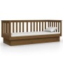 Sofá cama de madera maciza de pino marrón miel 75x190 cm de vidaXL, Camas y somieres - Ref: Foro24-821577, Precio: 152,16 €, ...