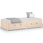 Solid pine wood sofa bed 90x190 cm by vidaXL, Beds and slatted bases - Ref: Foro24-821594, Price: 196,99 €, Discount: %