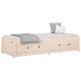 Solid pine wood sofa bed 90x190 cm by vidaXL, Beds and slatted bases - Ref: Foro24-821594, Price: 196,99 €, Discount: %