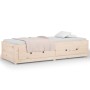 Solid pine wood sofa bed 90x190 cm by vidaXL, Beds and slatted bases - Ref: Foro24-821594, Price: 196,99 €, Discount: %