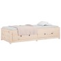 Solid pine wood sofa bed 90x190 cm by vidaXL, Beds and slatted bases - Ref: Foro24-821594, Price: 196,99 €, Discount: %