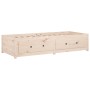 Solid pine wood sofa bed 90x190 cm by vidaXL, Beds and slatted bases - Ref: Foro24-821594, Price: 196,99 €, Discount: %