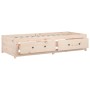 Solid pine wood sofa bed 90x190 cm by vidaXL, Beds and slatted bases - Ref: Foro24-821594, Price: 196,99 €, Discount: %