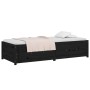 Solid black pine wood sofa bed 75x190 cm by vidaXL, Beds and slatted bases - Ref: Foro24-821603, Price: 190,60 €, Discount: %