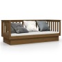 Sofá cama de madera maciza de pino marrón miel 90x190 cm de vidaXL, Camas y somieres - Ref: Foro24-821582, Precio: 152,54 €, ...