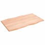 Tablero mesa madera tratada roble borde natural 100x60x2 cm de vidaXL, Tableros para mesas - Ref: Foro24-363953, Precio: 69,7...