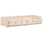 Solid pine wood sofa bed 75x190 cm by vidaXL, Beds and slatted bases - Ref: Foro24-821599, Price: 161,99 €, Discount: %