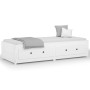 Sofá cama de madera maciza de pino blanco 90x190 cm de vidaXL, Camas y somieres - Ref: Foro24-821595, Precio: 174,94 €, Descu...