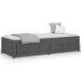 Sofá cama madera maciza de pino gris 90x200 cm de vidaXL, Camas y somieres - Ref: Foro24-821591, Precio: 244,99 €, Descuento: %