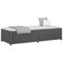 Sofá cama madera maciza de pino gris 90x200 cm de vidaXL, Camas y somieres - Ref: Foro24-821591, Precio: 244,99 €, Descuento: %