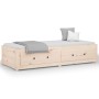 Solid pine wood sofa bed 80x200 cm by vidaXL, Beds and slatted bases - Ref: Foro24-821584, Price: 211,99 €, Discount: %