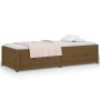 Sofá cama de madera maciza de pino marrón miel 90x190 cm de vidaXL, Camas y somieres - Ref: Foro24-821597, Precio: 211,91 €, ...