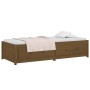 Sofá cama de madera maciza de pino marrón miel 90x190 cm de vidaXL, Camas y somieres - Ref: Foro24-821597, Precio: 211,91 €, ...