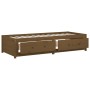 Sofá cama de madera maciza de pino marrón miel 90x190 cm de vidaXL, Camas y somieres - Ref: Foro24-821597, Precio: 211,91 €, ...