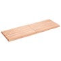 Behandelte Holztischplatte mit natürlichem braunem Rand 120x40x(2-4)cm von vidaXL, Tischplatten - Ref: Foro24-363956, Preis: ...