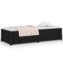 Sofá cama de madera maciza de pino negro 90x190 cm de vidaXL, Camas y somieres - Ref: Foro24-821598, Precio: 204,74 €, Descue...