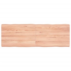 Tablero mesa madera tratada roble borde natural 120x40x6 cm de vidaXL, Tableros para mesas - Ref: Foro24-363957, Precio: 63,9...