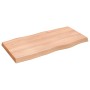 Tischplatte aus behandeltem Holz mit naturbrauner Kante, 100 x 50 x (2–6) cm von vidaXL, Tischplatten - Ref: Foro24-363952, P...