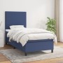 Box spring bed with blue fabric mattress 90x200 cm by vidaXL, Beds and slatted bases - Ref: Foro24-3141591, Price: 360,80 €, ...