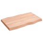 Tablero mesa madera tratada borde natural marrón 80x50x(2-6) cm de vidaXL, Tableros para mesas - Ref: Foro24-363943, Precio: ...