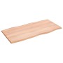 Treated oak wood table top with natural edge 100x50x2 cm by vidaXL, Table tops - Ref: Foro24-363950, Price: 51,67 €, Discount: %