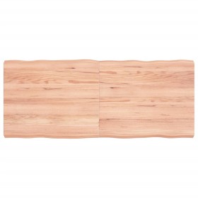 Tablero mesa madera tratada borde natural marrón 120x50x(2-6)cm de vidaXL, Tableros para mesas - Ref: Foro24-363959, Precio: ...