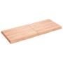 Tablero mesa madera tratada borde natural marrón 120x50x(2-6)cm de vidaXL, Tableros para mesas - Ref: Foro24-363959, Precio: ...